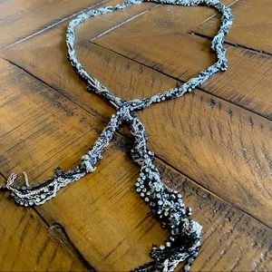 Stella and Dot Rinstone & Chain Lariat Necklace